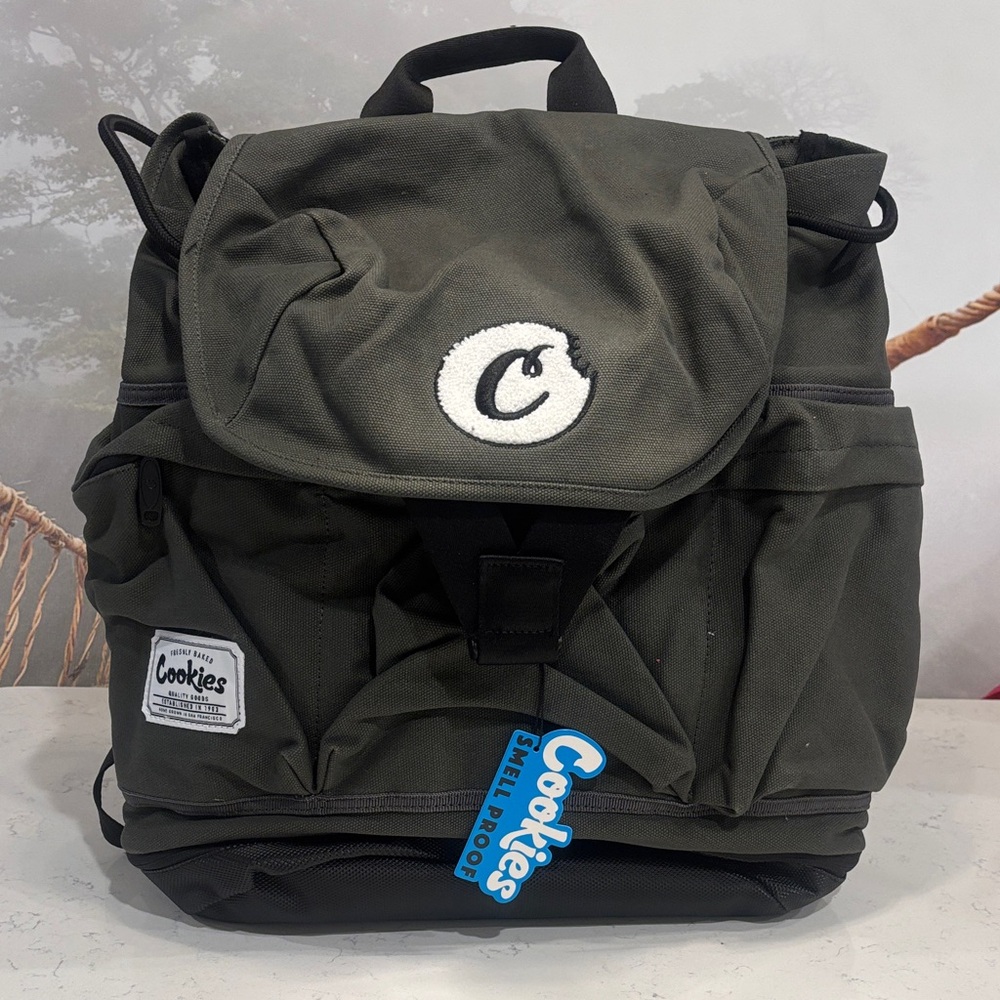 Cookies Utility Rucksack Canvas Smell Proof Backpack